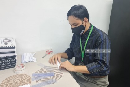 2. Labelling braille books that have been printed 